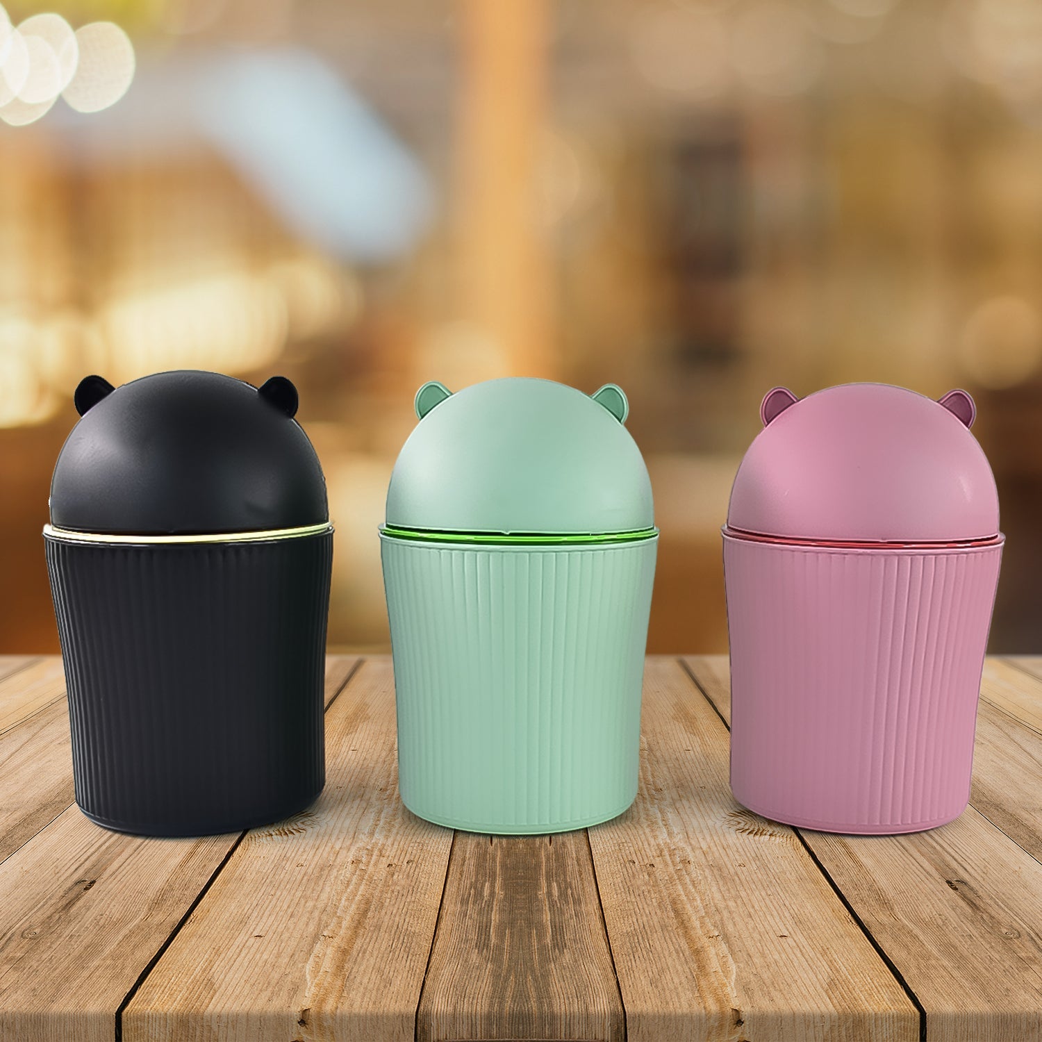 Apex Mini Tabletop Dustbin (1 Pc / 1200 ML / Mix Color) Apex Mini Tabletop Dustbin (1 Pc / 1200 ML / Mix Color)